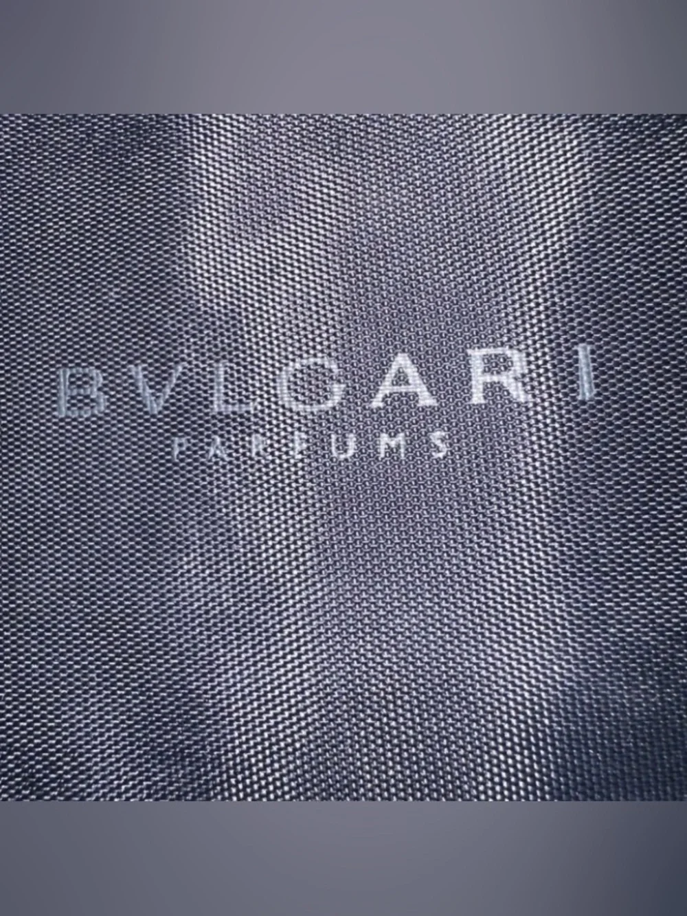BVLGARI Parfums Black Cosmetic Toiletry Travel Bag Pouch